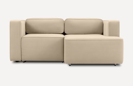 Диван угловой Аронт Мини Velvet Beige
