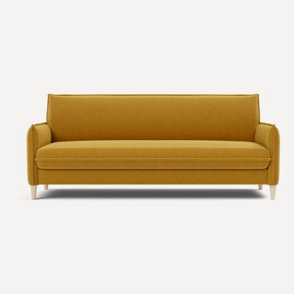 Диван прямой Дара Velvet Yellow new