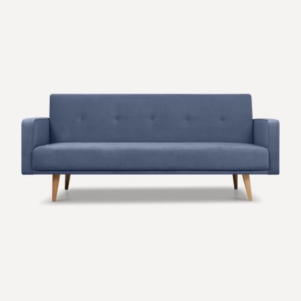 Диван прямой Фида Velvet Navy Blue