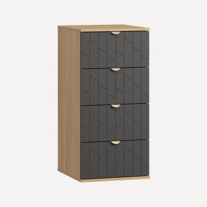 Комод Монблан-1 Angle Grafit Oak