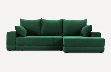 Диван угловой Дарол Velvet Emerald распродажа