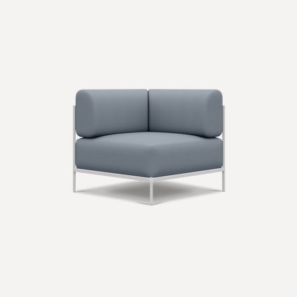 Угловое кресло Нолан-W Textile Dusty Blue