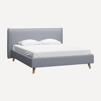Кровать Кьево 140 Vertikal Grey