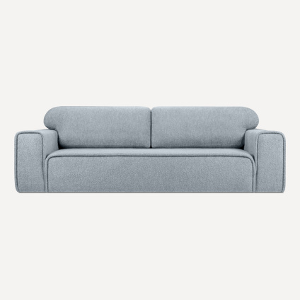 Диван прямой Виена Bucle Silver