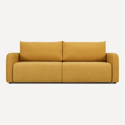 Диван прямой Картос Velvet Yellow