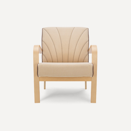 Кресло Шелл Velvet Beige