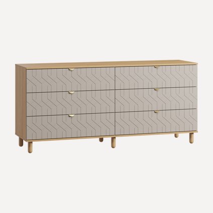 Комод Теджонс 185x85 Деко Латте