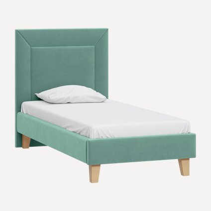 Кровать Виллем-Legs 90 Barhat Mint
