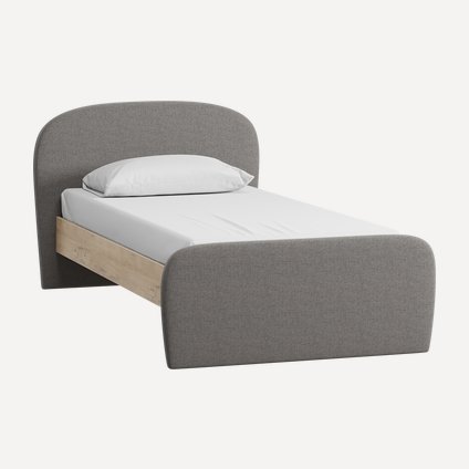 Кровать Мира 90 Textile Smoke