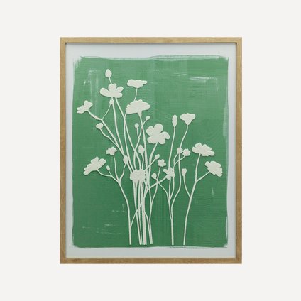 Сурет Ботаник Гербарий Зеленый 40x50