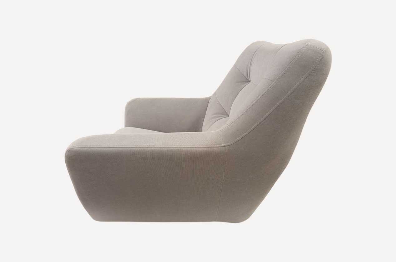 Кресло Витио Velvet Silver - фото 2