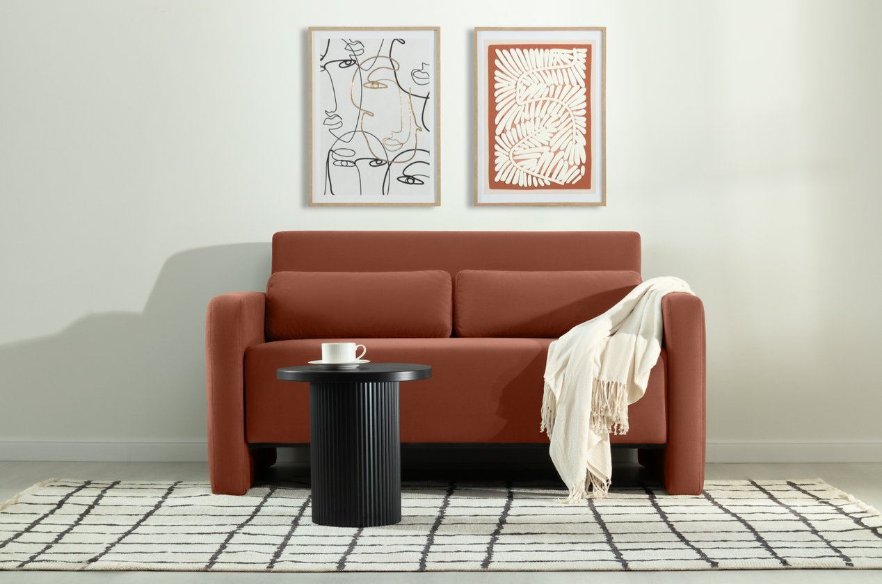 Диван прямой Ланер-Мини 140 Velvet Terra - фото 2