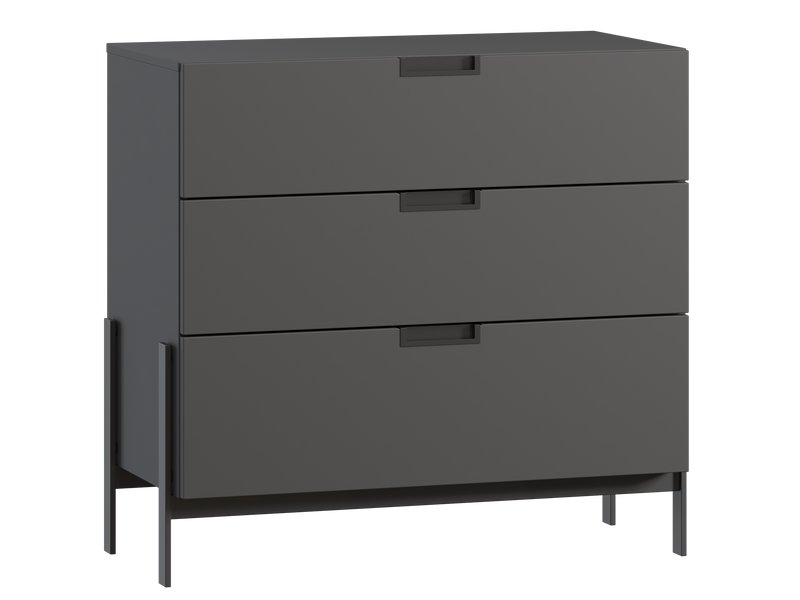 Комод Лигес 93x87 Графитовый