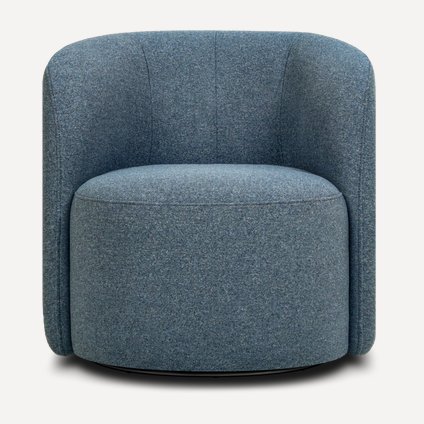 Кресло поворотное Мэник Textile Blue