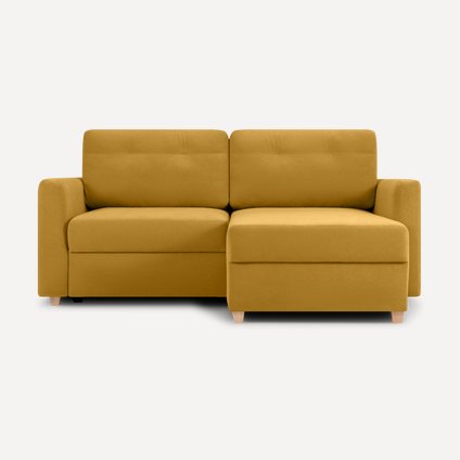 Диван угловой Бруквиль Velvet Yellow