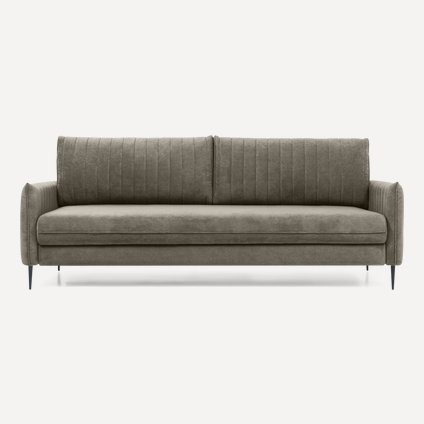 Диван прямой Сваут Велюр Серо-зеленый