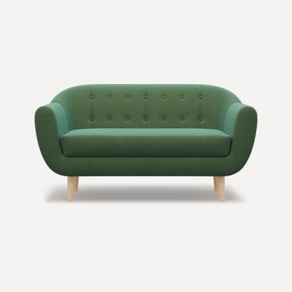 Диван прямой Роттердам Velvet Green