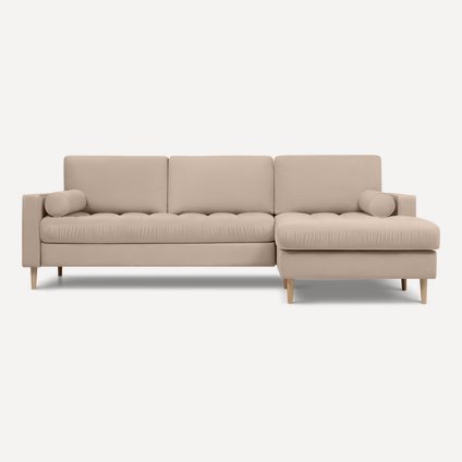 Диван угловой Плэнтис Velvet Light