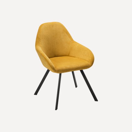 Стул Кент-6 Velvet Yellow