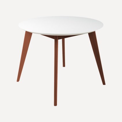 Кухонный стол Лунд Round-1 White