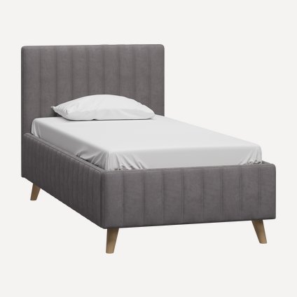 Кровать Маркфул 90 Velvet Grey