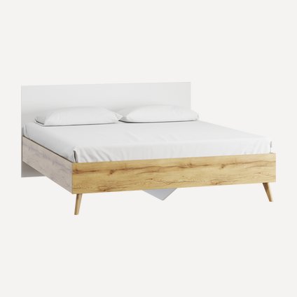 Кровать Нордик 180 Wood White