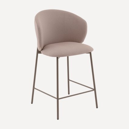 Стул полубарный Реннер Velvet Brown