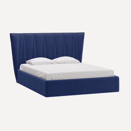 Кровать Льюис 140 Velvet Navy