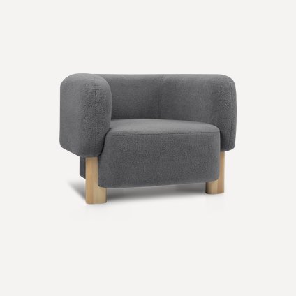 Кресло Арклоу Мех Графитовый