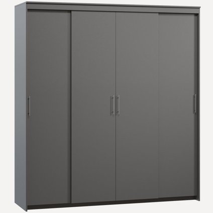 Шкаф-купе Тебар-4-200-40-230 Графит без зеркал распродажа