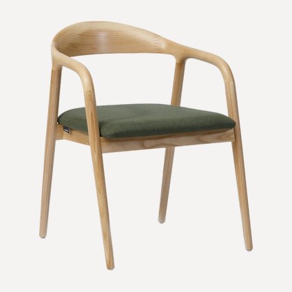 Стул Касл Textile Olive Ash