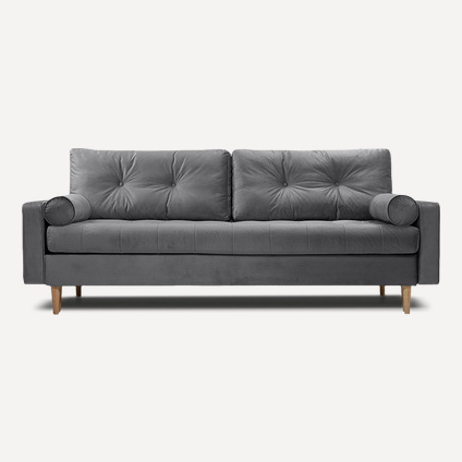 Диван еврокнижка Ситено Barhat Grey