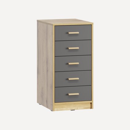 Офисная тумба Нордик-5 Wood Grey