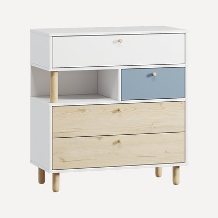 Комод Дикинс 85x92 Голубой