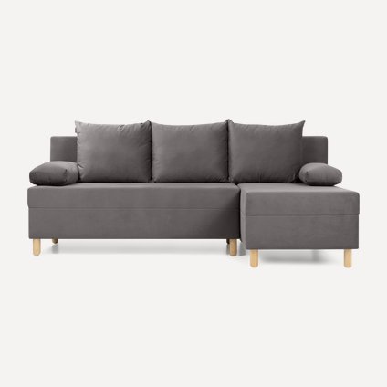 Диван угловой Амрано Velvet Grey