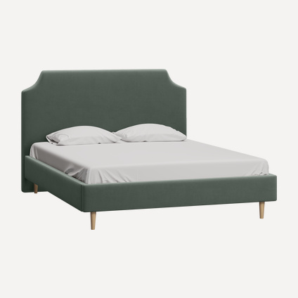 Кровать Адона-Legs 160 Velvet Olive