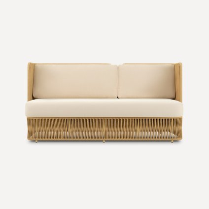 Диван прямой Ланоси-1 Textile Yellow