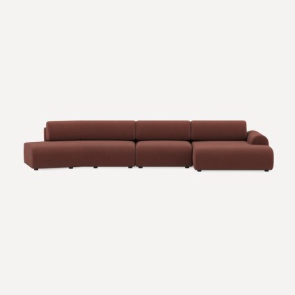 Диван модульный Маиль-4 Textile Marsala