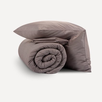 Комплект постельного белья Меланни евро Brown