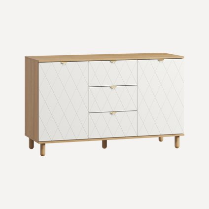 Тумба Теджонс 139x85 Ромб Белый