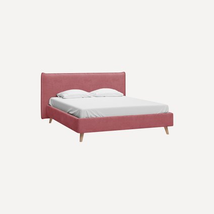 Кровать Кьево 140 Velvet Pink уценка