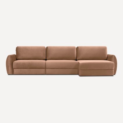 Диван угловой Биани-2 Barhat Caramel