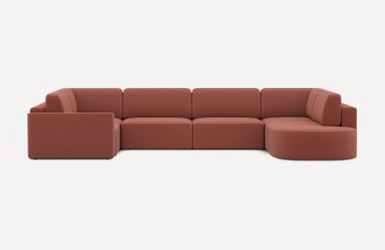 Диван модульный Спейс-М 6 Velvet Terra