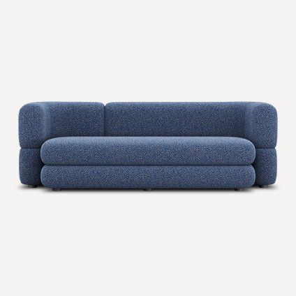 Диван прямой Брера Букле Синий