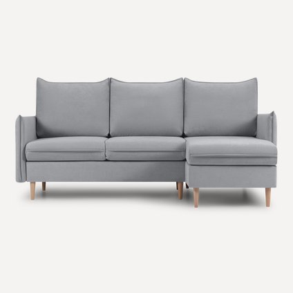 Диван угловой Слипсон Velvet Silver