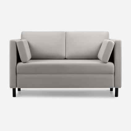 Диван прямой Кела Мини Velvet Silver