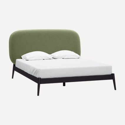 Кровать Саоми 160 Velvet Olive