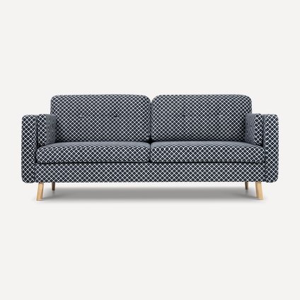 Диван прямой Плиди Chess Black