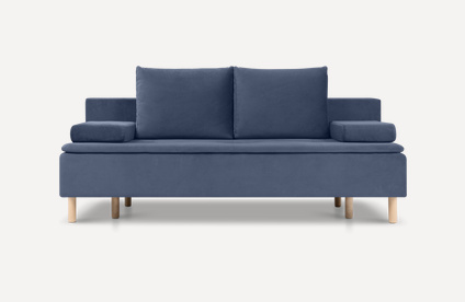 Диван прямой Линс Velvet Navy Blue