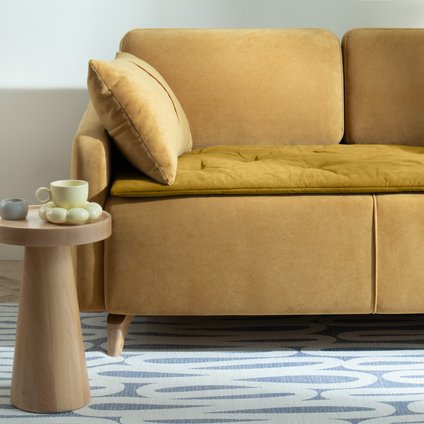 Топпер для дивана Оквилл Н Velvet Yellow